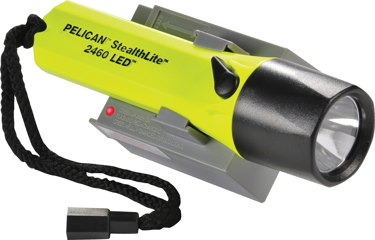 Pelican 2460 StealthLite Rechargeable LED Flashlight | Specialised