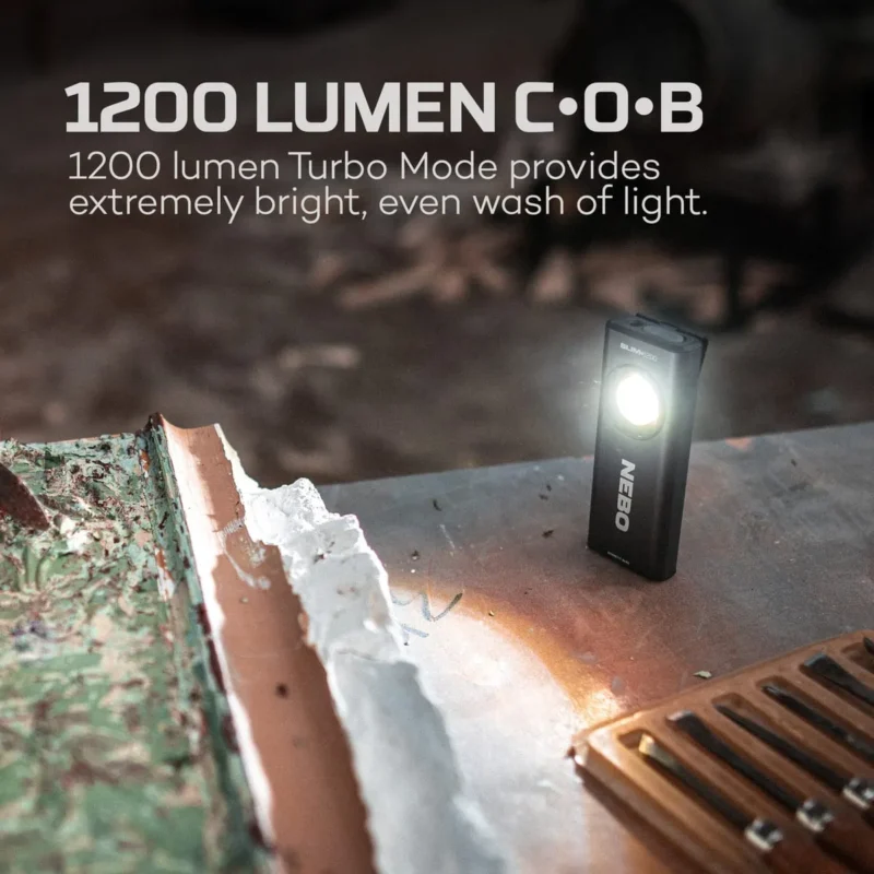 Nebo Slim+ 1200,Rechargeable Pocket Light