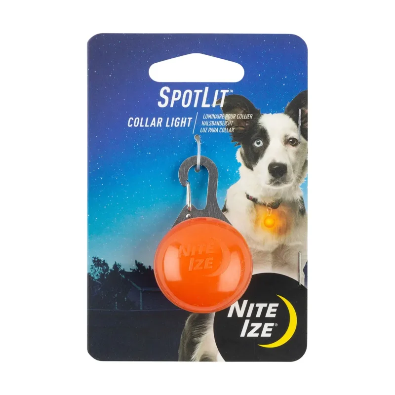 Nite Ize SpotLit Collar Light-Orange