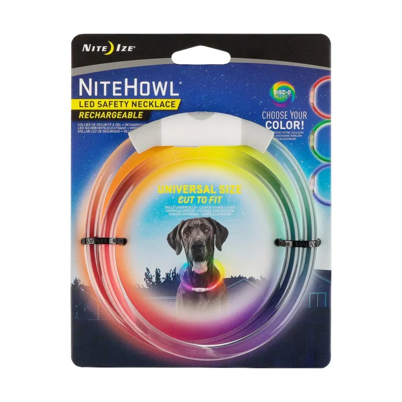 NiteHowl® Rechargeable LED Safety Necklace - Disc-O Select™