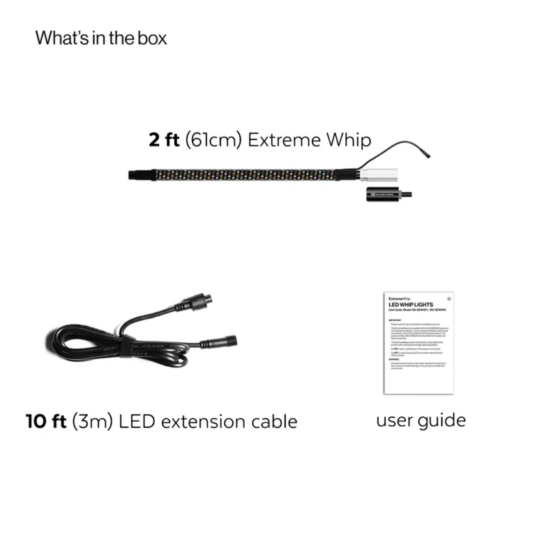 EcoXgear Extreme 2ft Led Whip