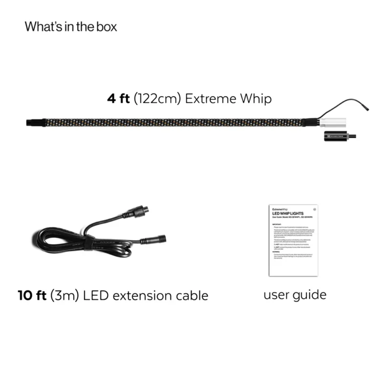 EcoXgear Extreme 4ft Led Whip