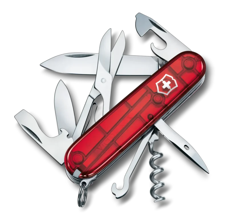 Victorinox Climber Red Translucent